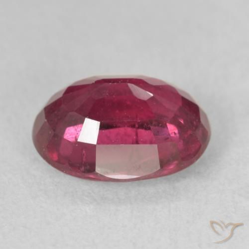 9,17 ctw natürlicher rötlich-rosa Rubin, Oval, VS-SI