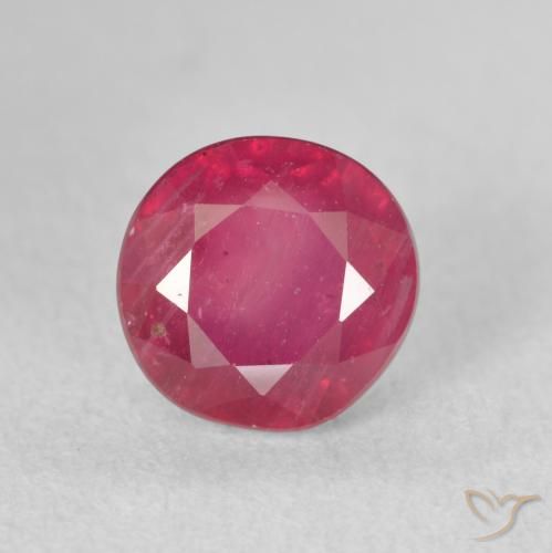 2.62ct Natürlicher Rosaig-rot Rubin, Runden, VS-SI