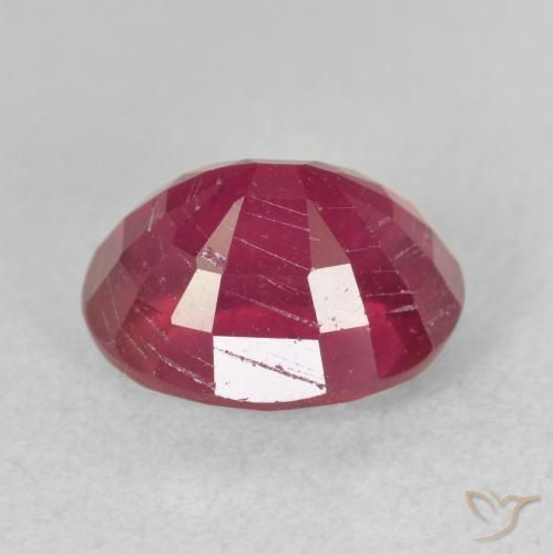 9,17 ctw natürlicher Rosaig-rot Rubin, Oval, VS-SI