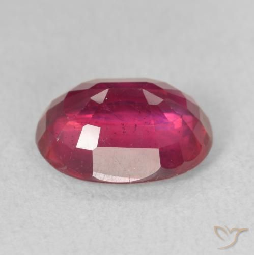 9,17 ctw natürlicher Rosaig-rot Rubin, Oval, VS-SI