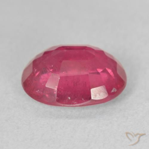 9,17 ctw natürlicher Rosaig-rot Rubin, Oval, VS-SI
