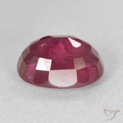 9,17 ctw natürlicher Rosaig-rot Rubin, Oval, VS-SI