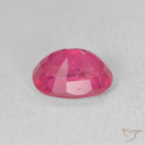 9,17 ctw natürlicher Tiefes Magenta Rubin, Oval, VS-SI