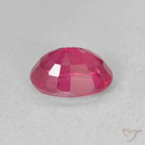 9,17 ctw natürlicher Rosaig-rot Rubin, Oval, VS-SI