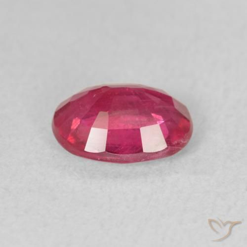 9,17 ctw natürlicher rötlich-rosa Rubin, Oval, VS-SI