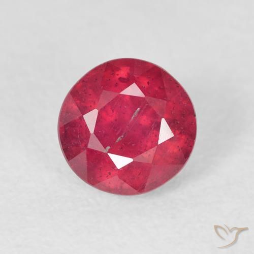 1.60ct Natürlicher Blutrot Rubin, Runden, VS-SI