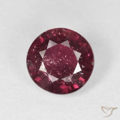 1.95ct Natürlicher tiefrot Rubin, Runden, SI-I1