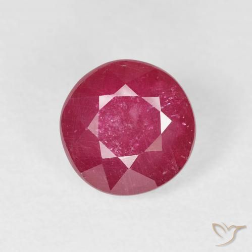2.15ct Natürlicher Marmelade Rot Rubin, Runden, VS-SI