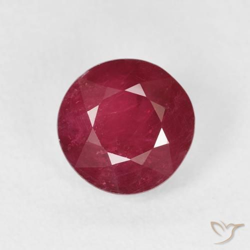 1.94ct Natürlicher Tiefrot Rubin, Runden, VS-SI