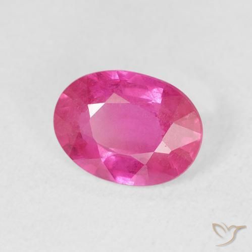 9,17 ctw natürlicher Medium Dark-Pink Rubin, Oval, VS-SI