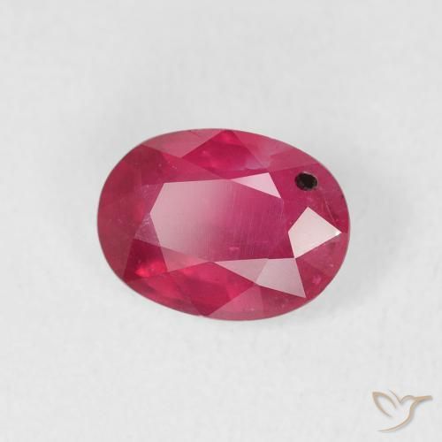 9,17 ctw natürlicher Rosaig-rot Rubin, Oval, VS-SI