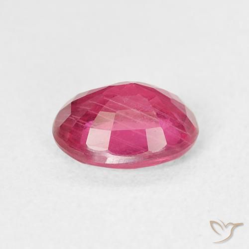 9,17 ctw natürlicher Rosaig-rot Rubin, Oval, SI