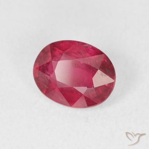 9,17 ctw natürlicher Mittelrot Rubin, Oval, VS-SI