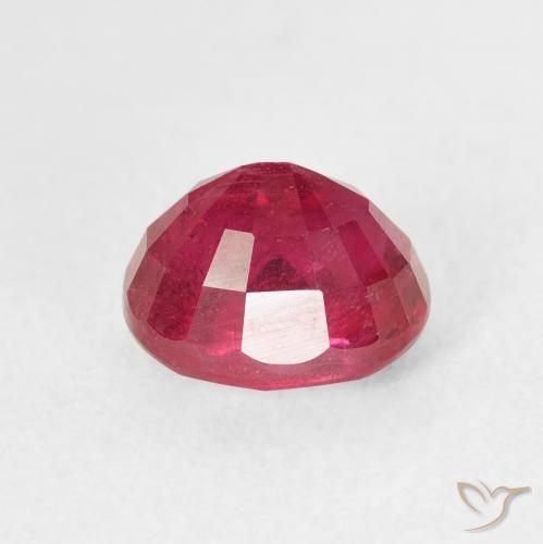 9,17 ctw natürlicher Mittelrot Rubin, Oval, VS-SI
