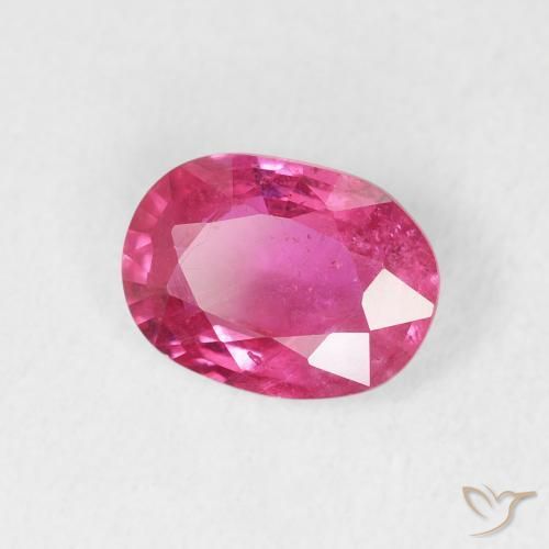 9,17 ctw natürlicher pink Rubin, Oval, VS-SI