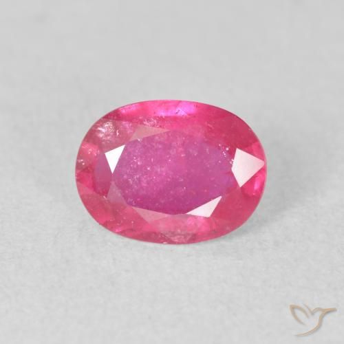 1.43ct Natürlicher pink Rubin, Oval, VS-SI