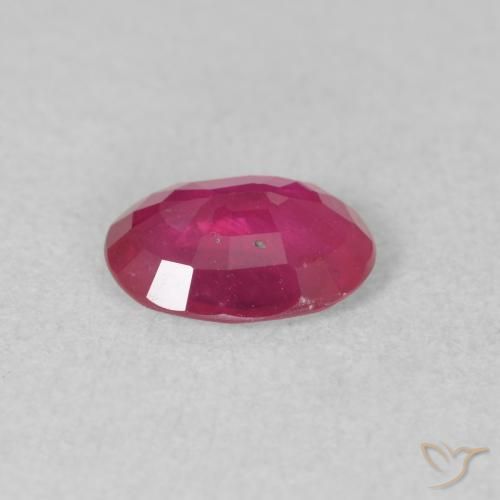 9,17 ctw natürlicher rötlich-rosa Rubin, Oval, VS-SI