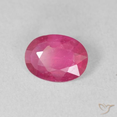 9,17 ctw natürlicher rötlich-rosa Rubin, Oval, VS-SI