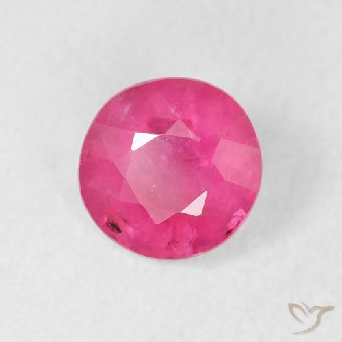 9,17 ctw natürlicher Tiefes Magenta Rubin, Runden, VS-SI