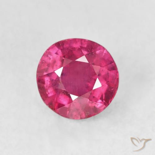 1.72ct Natürlicher Medium Dark-Pink Rubin, Runden, VS-SI