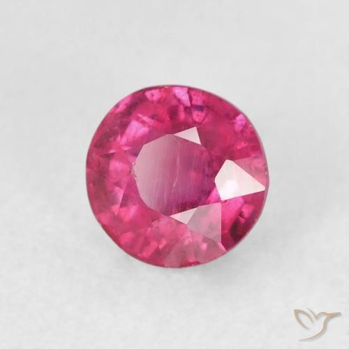9,17 ctw natürlicher Medium Dark-Pink Rubin, Runden, VS-SI