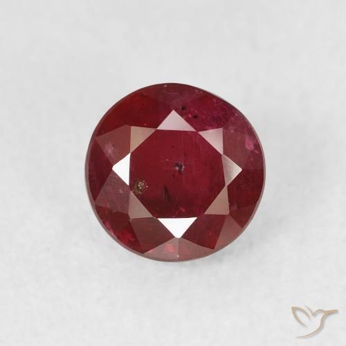 1.36ct Natürlicher Weinrot Rubin, Runden, VS-SI
