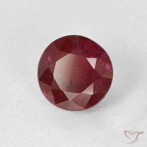 9,17 ctw natürlicher Weinrot Rubin, Runden, VS-SI