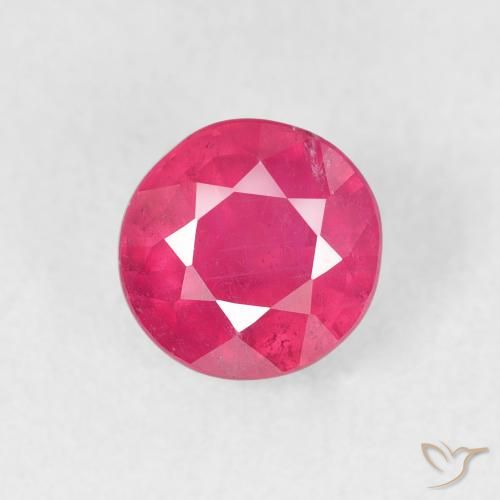 1.54ct Natürlicher pink Rubin, Runden, VS-SI