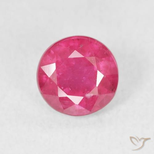 1.60ct Natürlicher Mittelrosa Rubin, Runden, VS