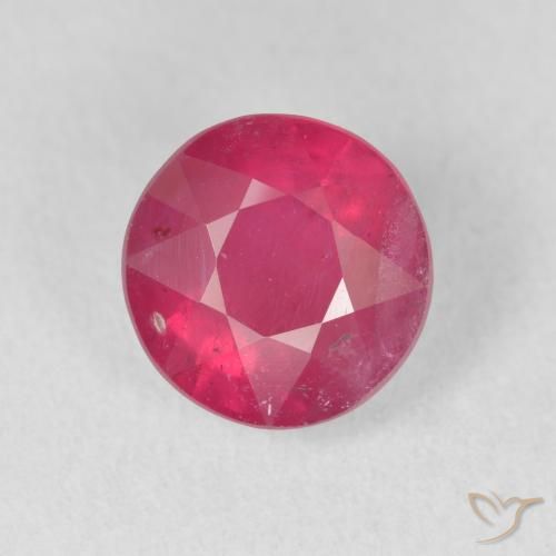 3.12ct Natürlicher Rosaig-rot Rubin, Runden, VS-SI