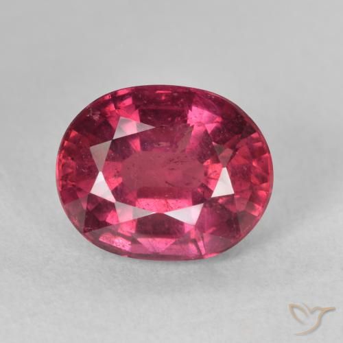 4.54ct Natürlicher Mittelrot Rubin, Oval, VS-SI