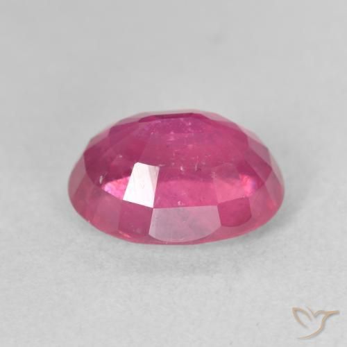9,17 ctw natürlicher Tiefes Magenta Rubin, Oval, VS-SI