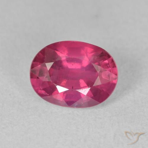 1.96ct Natürlicher Hellrot Rubin, Oval, VS-SI