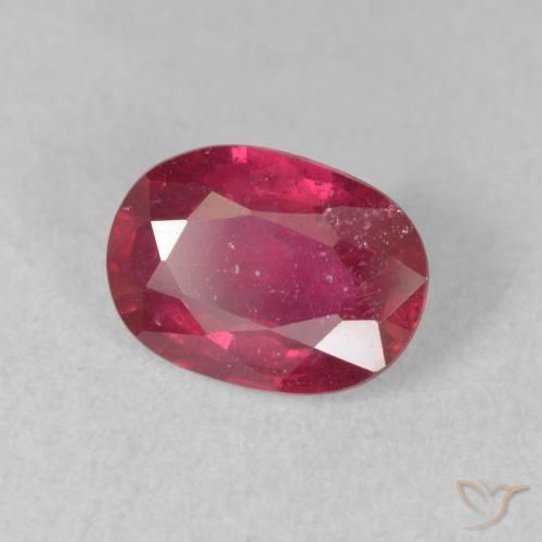 9,17 ctw natürlicher Rosaig-rot Rubin, Oval, VS-SI