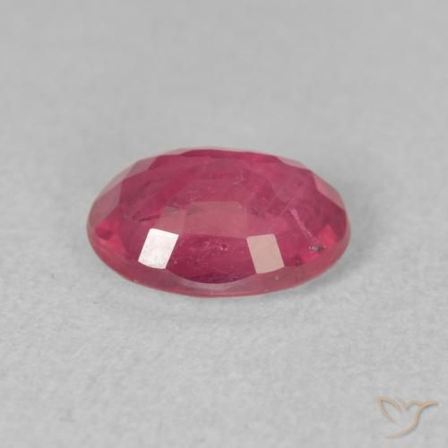 9,17 ctw natürlicher Rosaig-rot Rubin, Oval, VS-SI