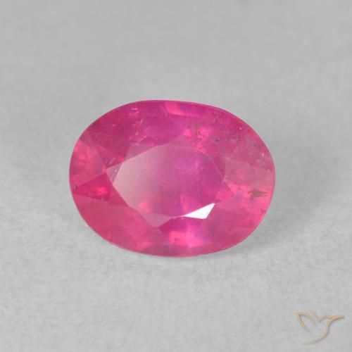 9,17 ctw natürlicher pink Rubin, Oval, VS-SI