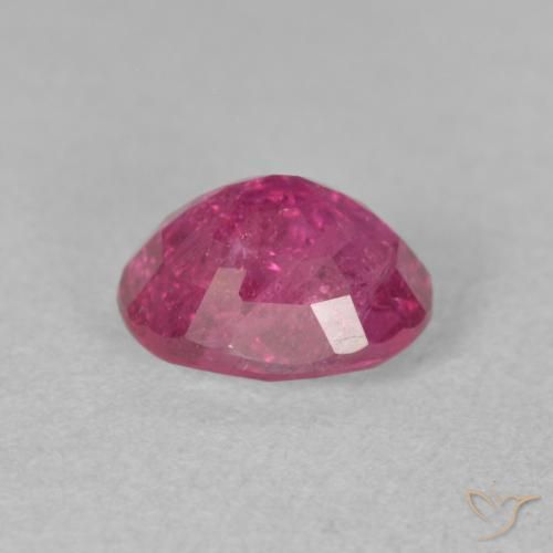 9,17 ctw natürlicher Tiefes Magenta Rubin, Oval, SI
