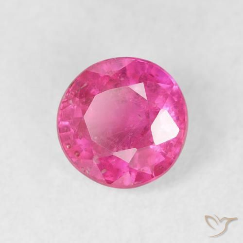 9,17 ctw natürlicher Tiefes Magenta Rubin, Runden, VS-SI