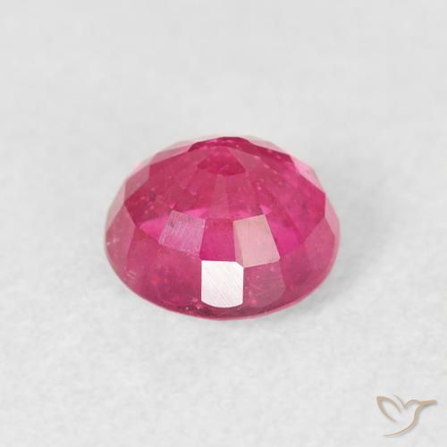 9,17 ctw natürlicher Tiefes Magenta Rubin, Runden, VS-SI