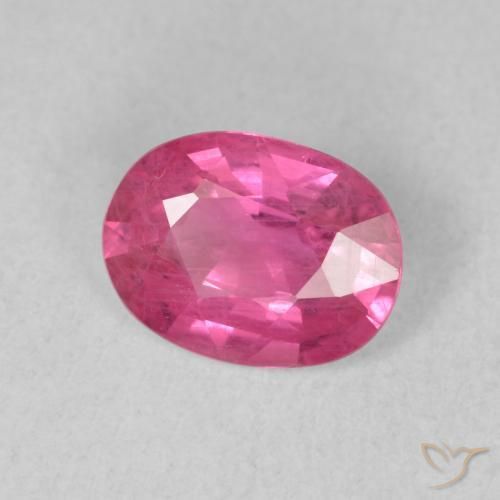 9,17 ctw natürlicher rötlich-rosa Rubin, Oval, VS-SI