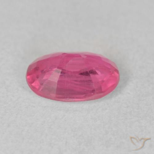 9,17 ctw natürlicher rötlich-rosa Rubin, Oval, VS-SI