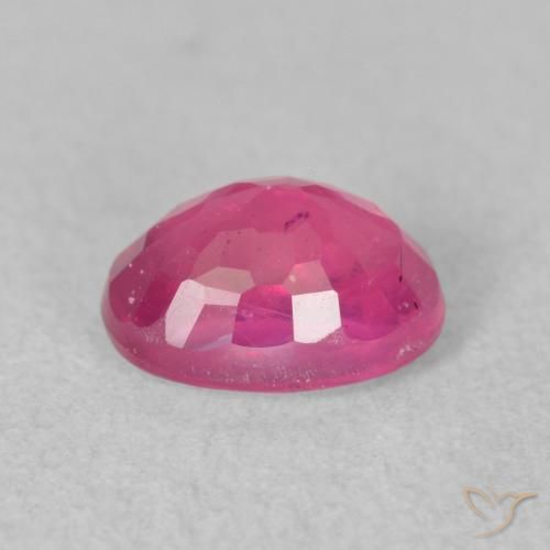 9,17 ctw natürlicher Medium Dark-Pink Rubin, Oval, VS-SI