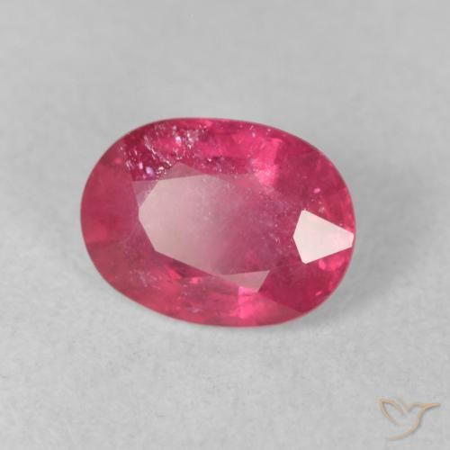 9,17 ctw natürlicher Magentarosa Rubin, Oval, VS-SI