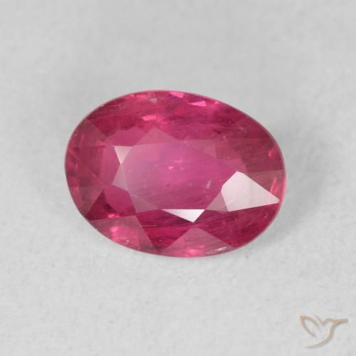 9,17 ctw natürlicher Dunkelpink Rubin, Oval, VS-SI