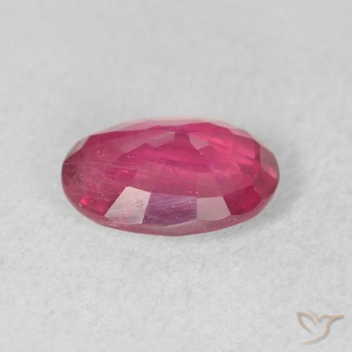 9,17 ctw natürlicher Dunkelpink Rubin, Oval, VS-SI