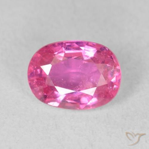 1.88ct Natürlicher Medium Dark-Pink Rubin, Oval, VS-SI