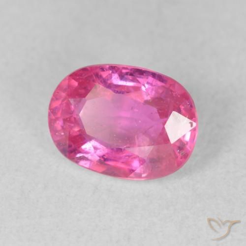 9,17 ctw natürlicher Medium Dark-Pink Rubin, Oval, VS-SI
