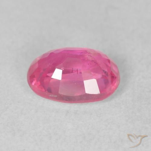 9,17 ctw natürlicher Medium Dark-Pink Rubin, Oval, VS-SI