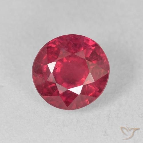 1.84ct Natürlicher Tiefrot Rubin, Runden, VS-SI