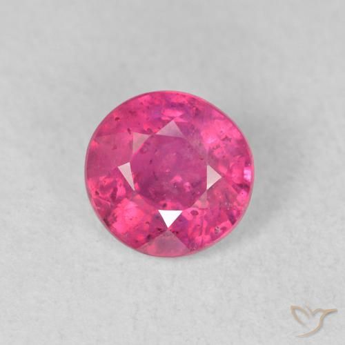 1.18ct Natürlicher pink Rubin, Runden, VS-SI